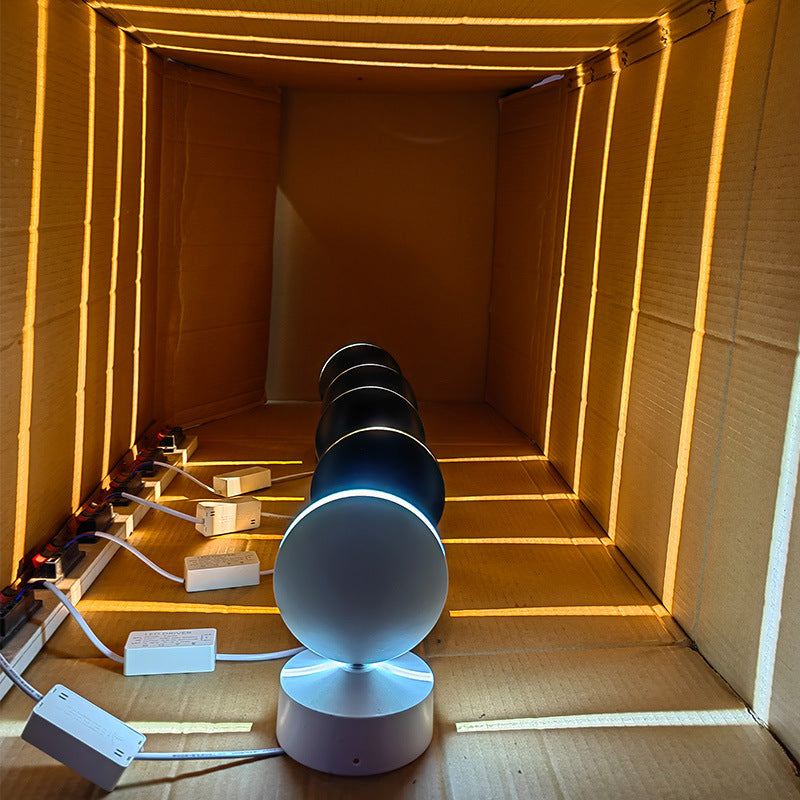 Lámpara de Pared LED Giratoria de 360° para Hoteles y Salas de Exposición