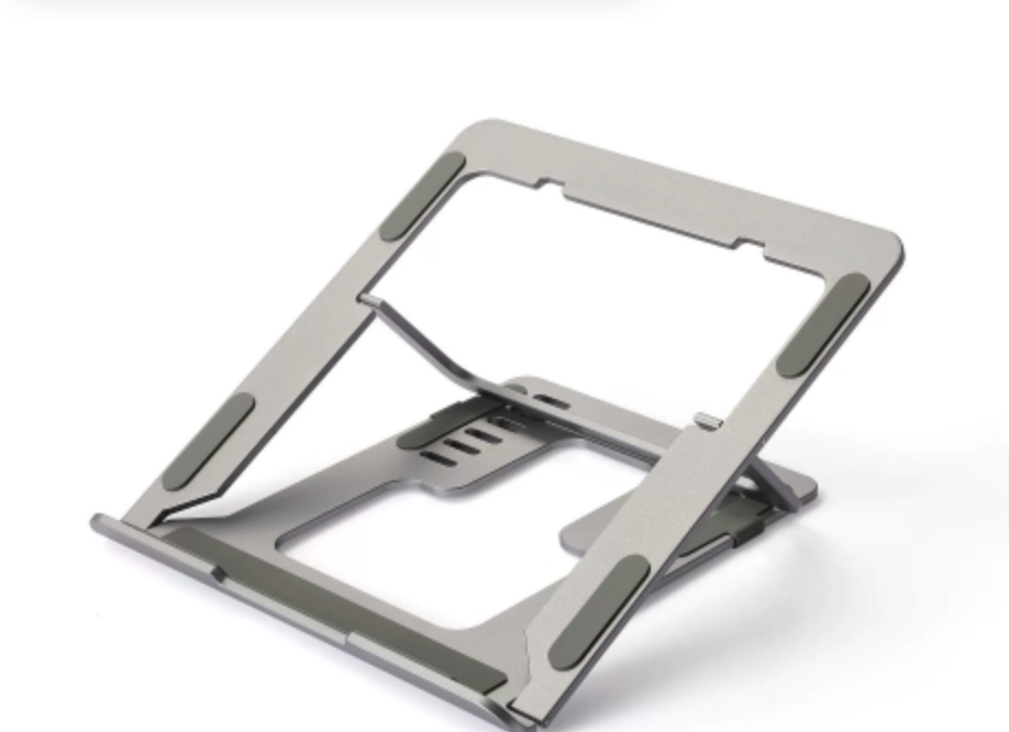 Soporte Ergonómico y Plegable de Aluminio para Laptop con Enfriamiento