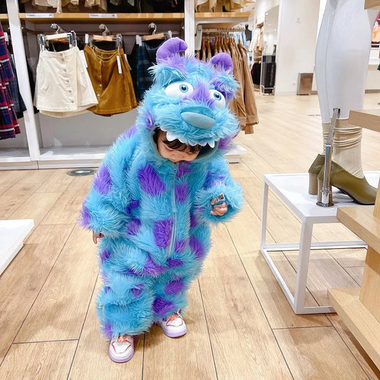Mameluco Térmico de Peluche con Capucha para Bebé