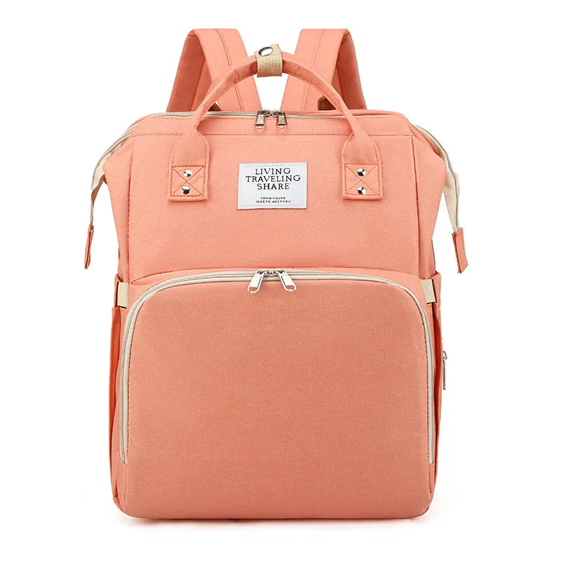 Mochila Pañalera Multifuncional de Gran Capacidad