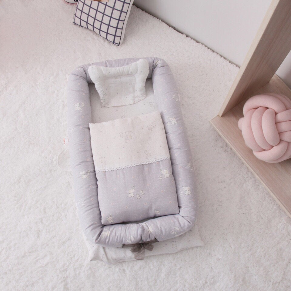 Cama Portátil Antiasustos para Recién Nacidos