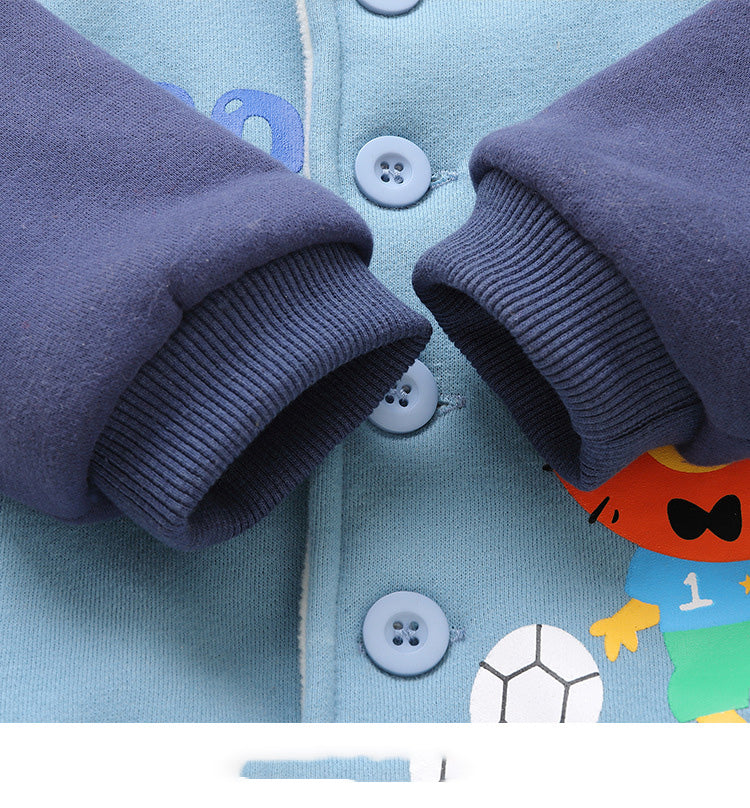 Chaqueta con Capucha de Felpa Suave para Bebé (Niño y Niña)