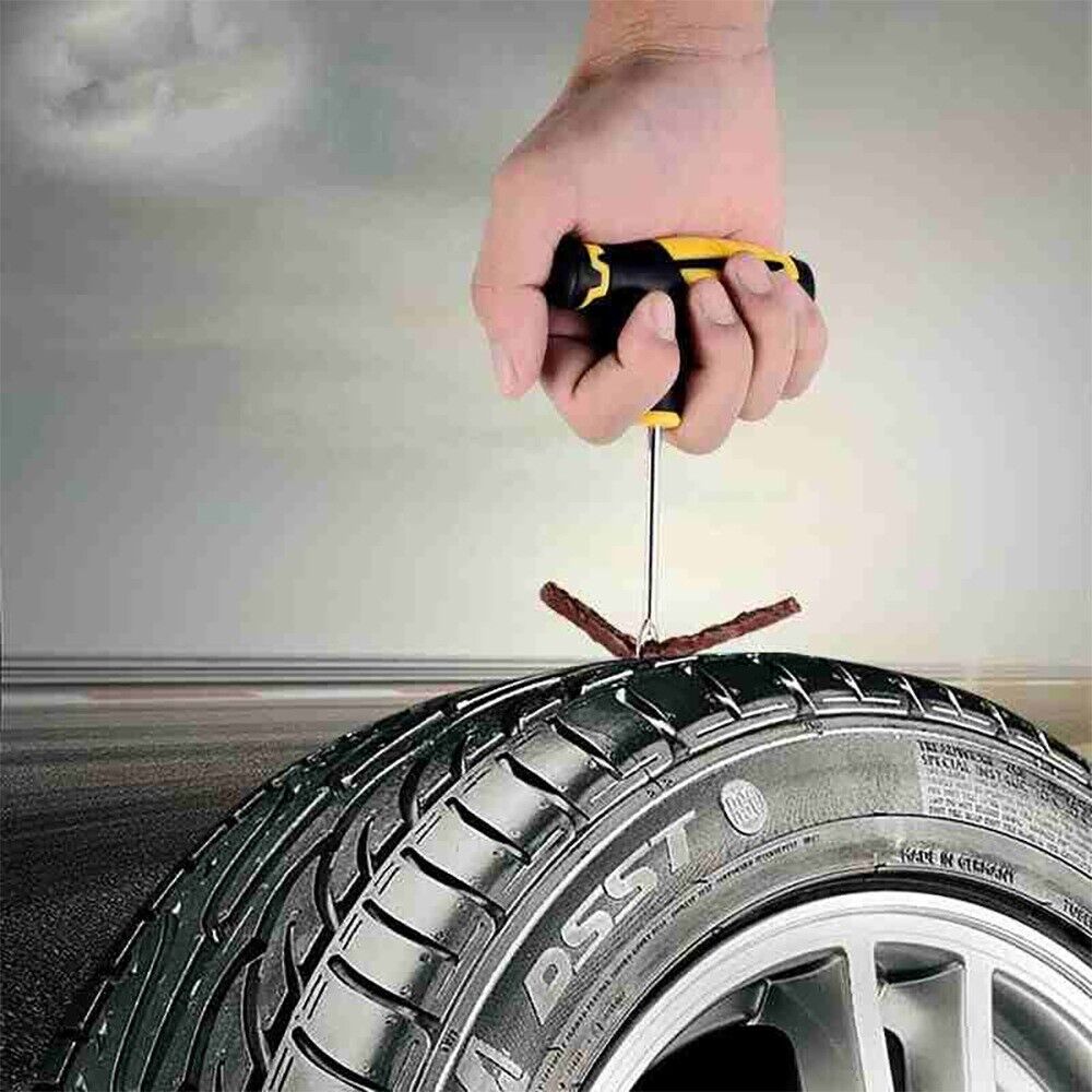 Kit de Reparación de Llantas de 68 Piezas para Auto, Moto y Camioneta