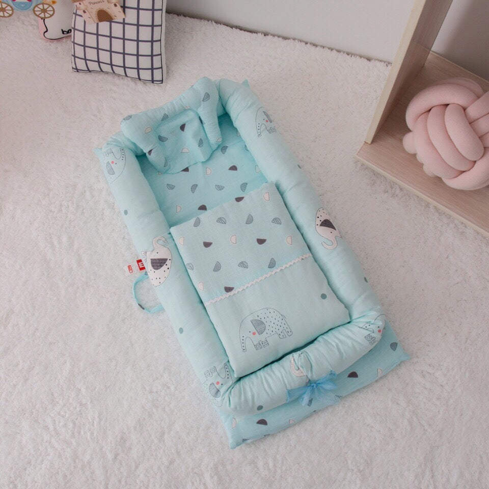 Cama Portátil Antiasustos para Recién Nacidos