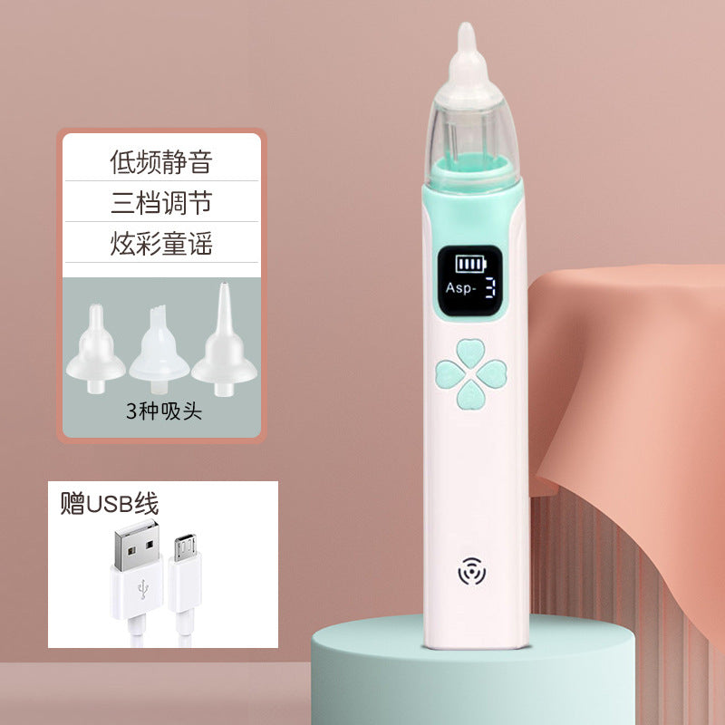 Aspirador Nasal Eléctrico para Infantes con Punta de Silicona Suave