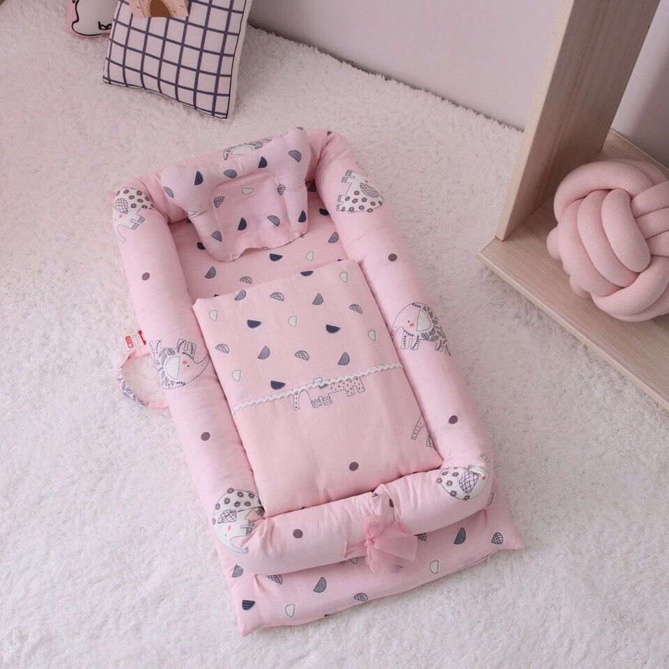 Cama Portátil Antiasustos para Recién Nacidos
