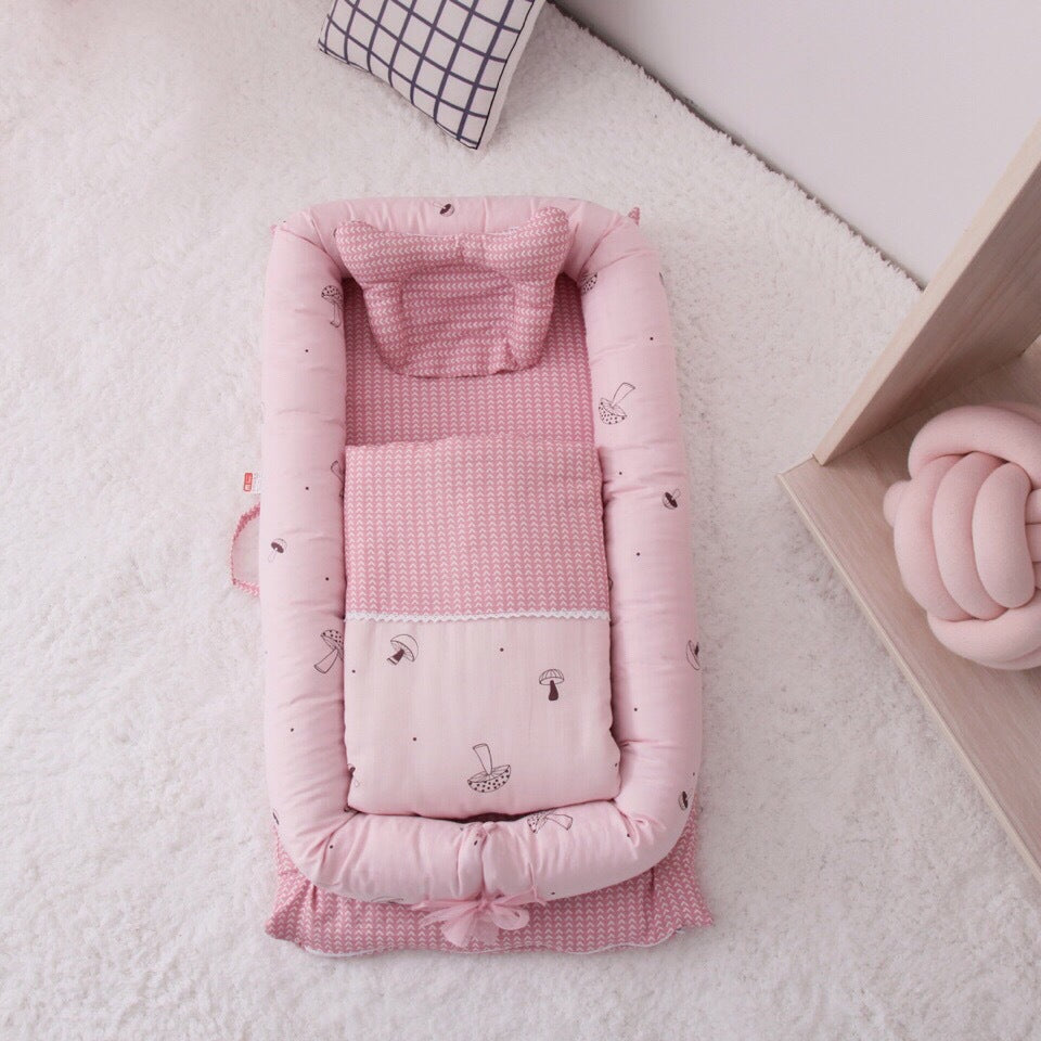 Cama Portátil Antiasustos para Recién Nacidos