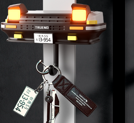 Colgador de Llaves de Pared Temático de Faro de Auto (Estilo AE86)