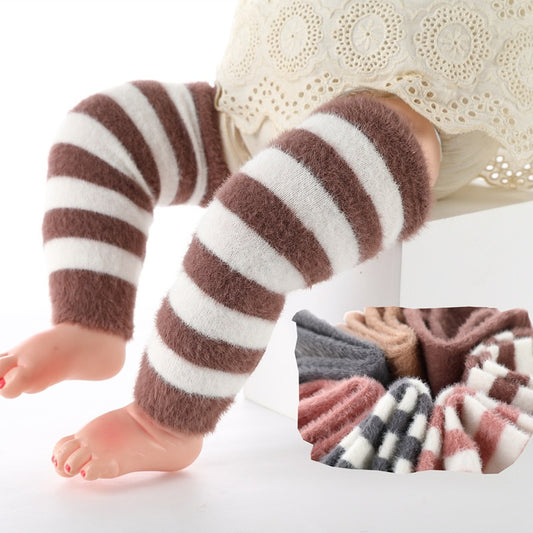 Mallas de Invierno y Otoño para Bebé con Calcetines con Rodilleras