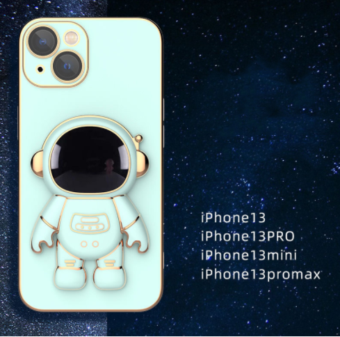 Funda Protectora 3D de Astronauta con Soporte para Diferentes Modelos de Celular