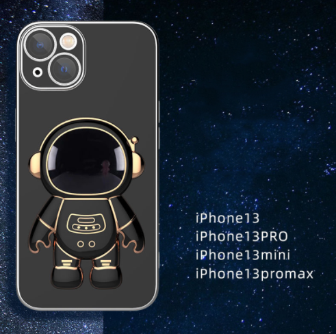 Funda Protectora 3D de Astronauta con Soporte para Diferentes Modelos de Celular