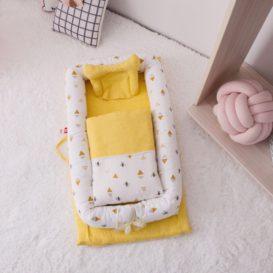 Cama Portátil Antiasustos para Recién Nacidos