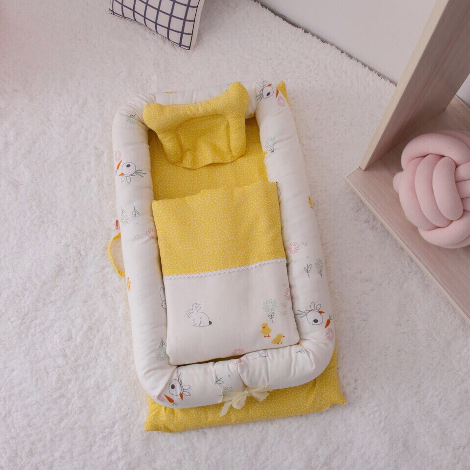 Cama Portátil Antiasustos para Recién Nacidos