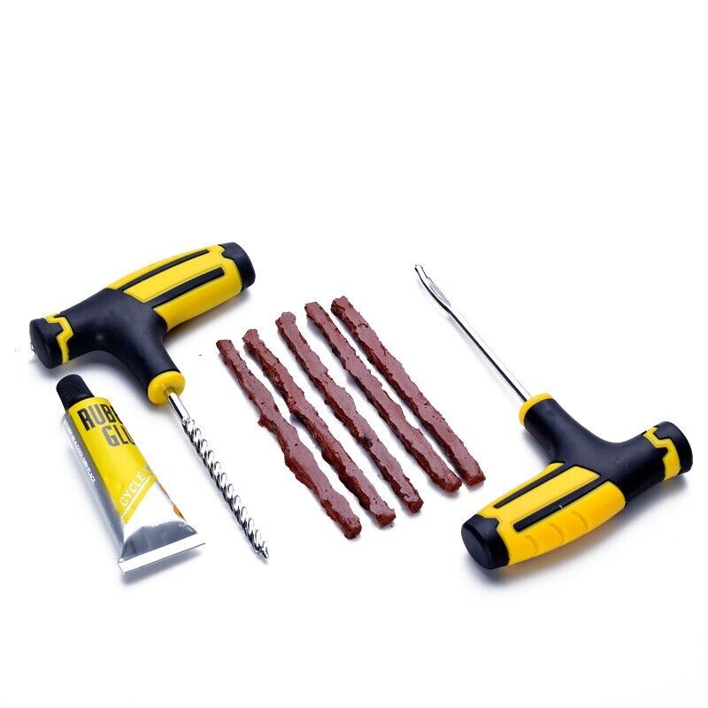 Kit de Reparación de Llantas de 68 Piezas para Auto, Moto y Camioneta