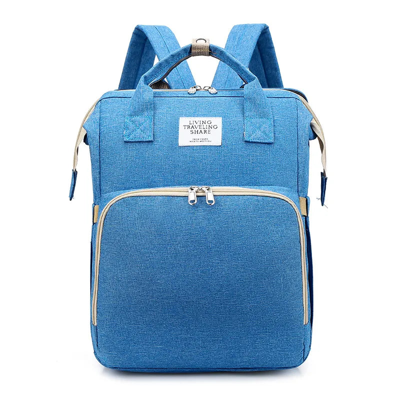Mochila Pañalera Multifuncional de Gran Capacidad