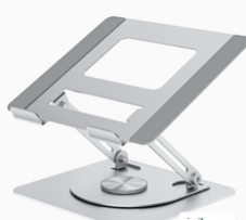Soporte Ergonómico y Plegable de Aluminio para Laptop con Enfriamiento