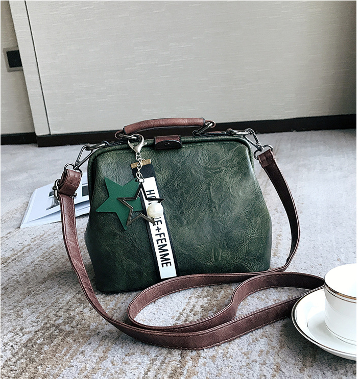 Bolso Estilo Doctor Retro / Bandolera y Bolso de Hombro de Cuero PU