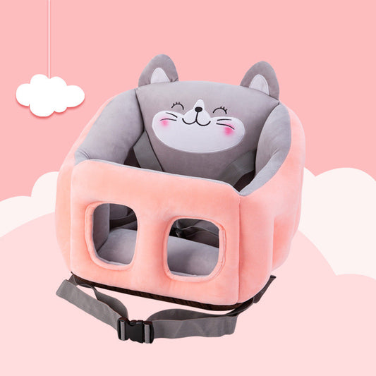 Silla de Comedor Portátil y Multifuncional con Diseño de Dibujos Animados para Bebé