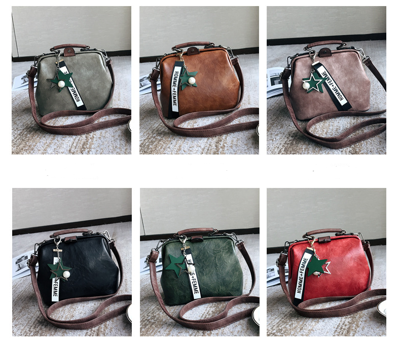 Bolso Estilo Doctor Retro / Bandolera y Bolso de Hombro de Cuero PU