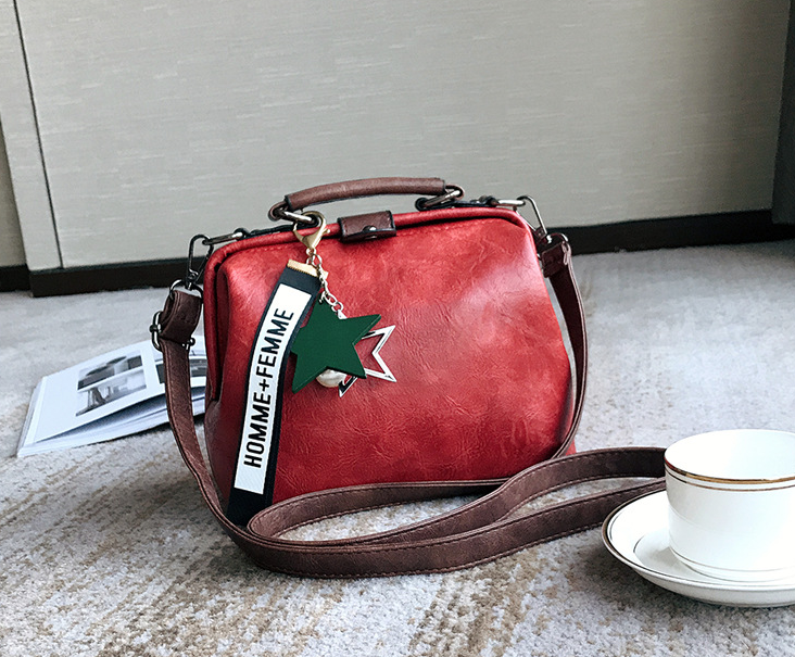 Bolso Estilo Doctor Retro / Bandolera y Bolso de Hombro de Cuero PU