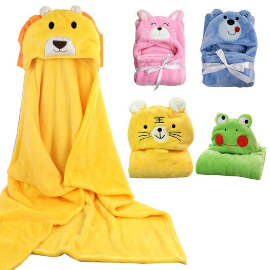 Toallas de Baño Suaves con Capucha y Felpa para Niños