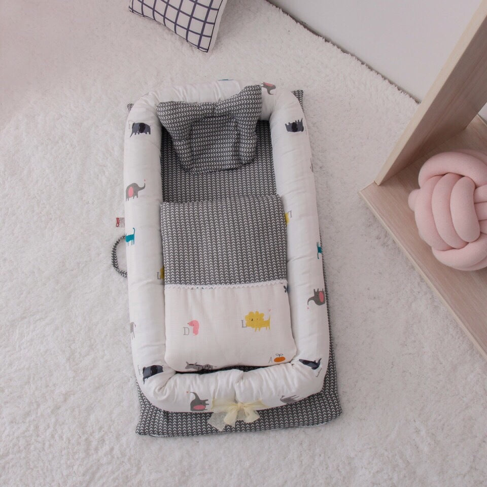 Cama Portátil Antiasustos para Recién Nacidos
