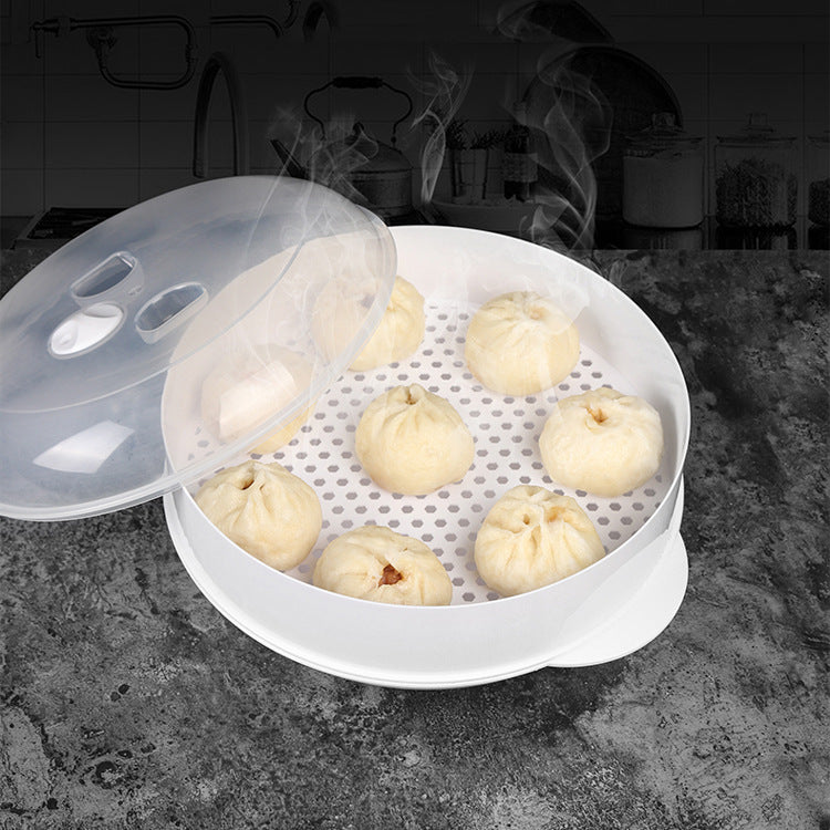 Contenedor Vaporera para Arroz en Microondas con Diseño Multicapa