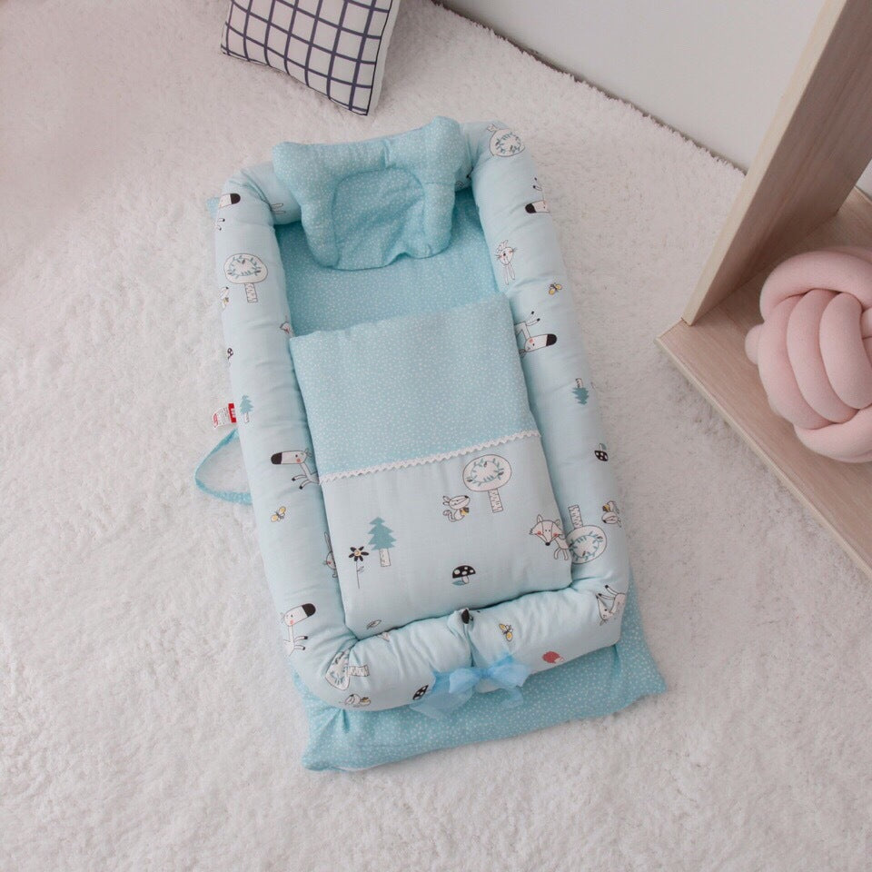 Cama Portátil Antiasustos para Recién Nacidos
