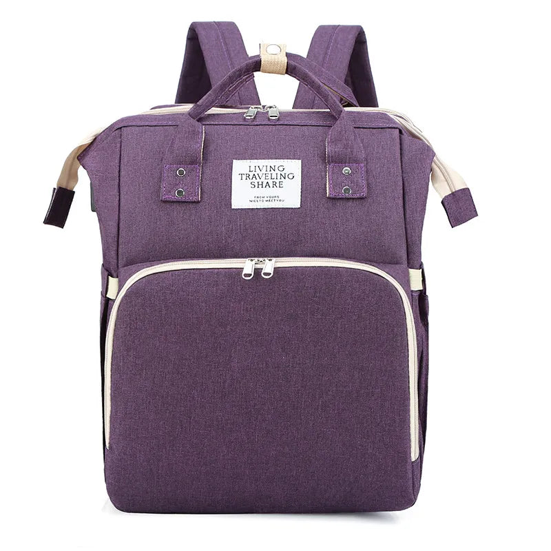 Mochila Pañalera Multifuncional de Gran Capacidad