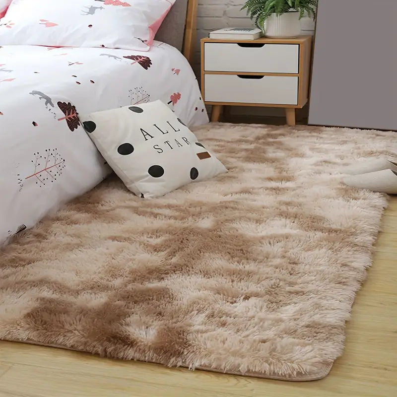 Alfombras Peludas y Suaves para Dormitorio y Sala de Estar