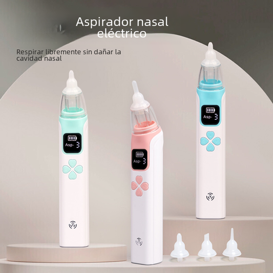 Aspirador Nasal Eléctrico para Infantes con Punta de Silicona Suave