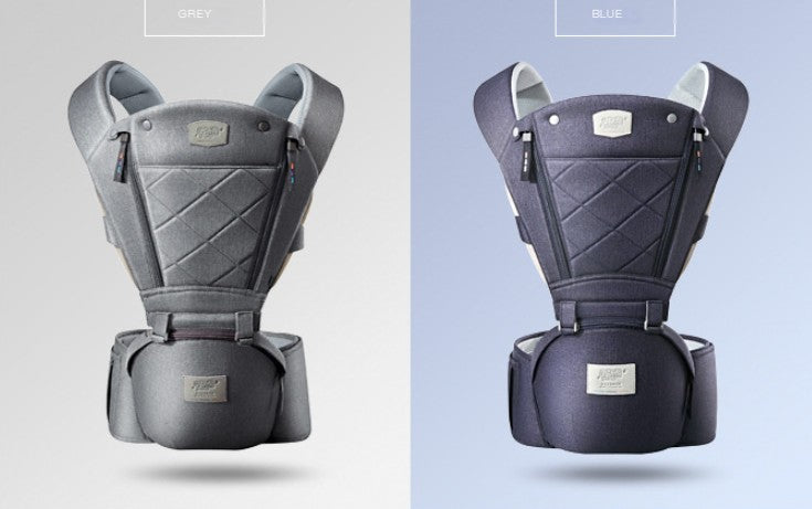 Cangurera Portabebés con Asiento de Cadera para Carga Frontal
