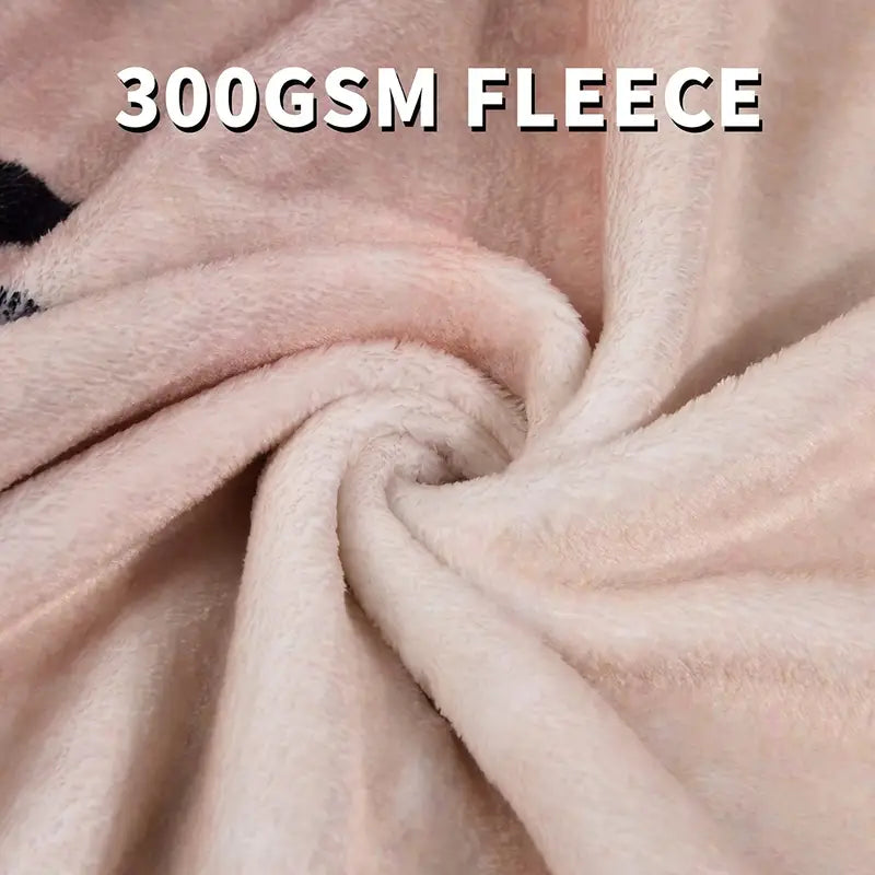 Manta Decorativa de Felpa con Versículos de Inspiración