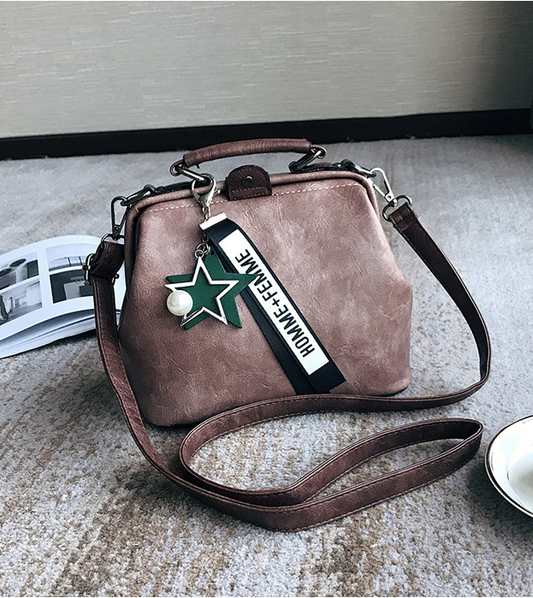 Bolso Estilo Doctor Retro / Bandolera y Bolso de Hombro de Cuero PU