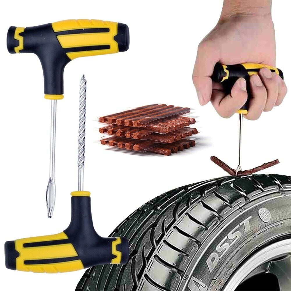Kit de Reparación de Llantas de 68 Piezas para Auto, Moto y Camioneta