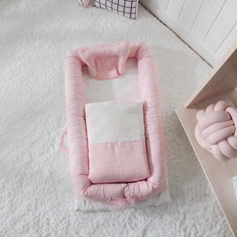 Cama Portátil Antiasustos para Recién Nacidos