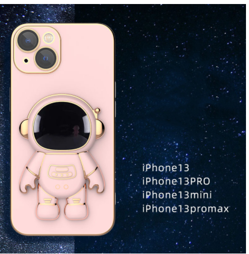 Funda Protectora 3D de Astronauta con Soporte para Diferentes Modelos de Celular
