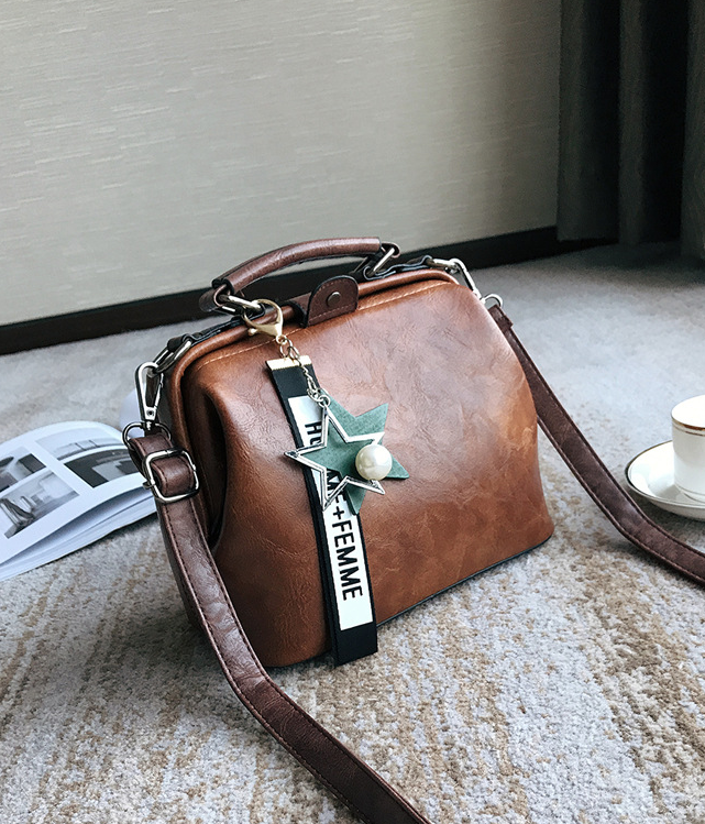 Bolso Estilo Doctor Retro / Bandolera y Bolso de Hombro de Cuero PU