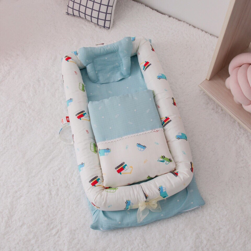 Cama Portátil Antiasustos para Recién Nacidos