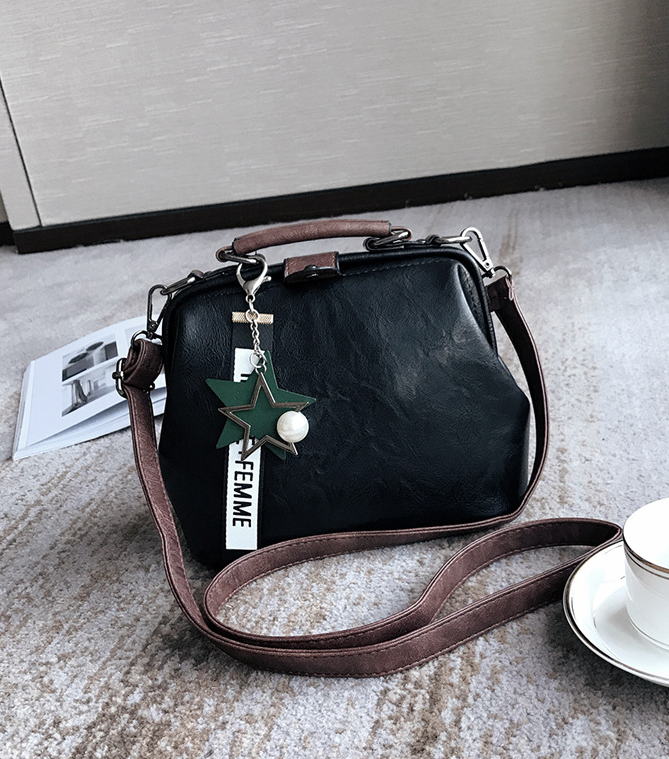 Bolso Estilo Doctor Retro / Bandolera y Bolso de Hombro de Cuero PU